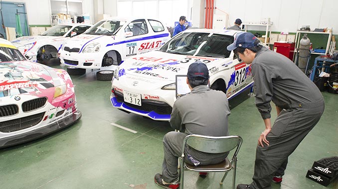 モータースポーツ科実習場